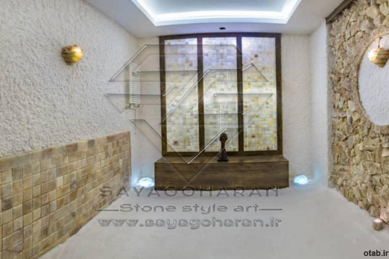 طراحی و ساخت اتاق نمک ، سونای خشک نمک ، غار نمک 