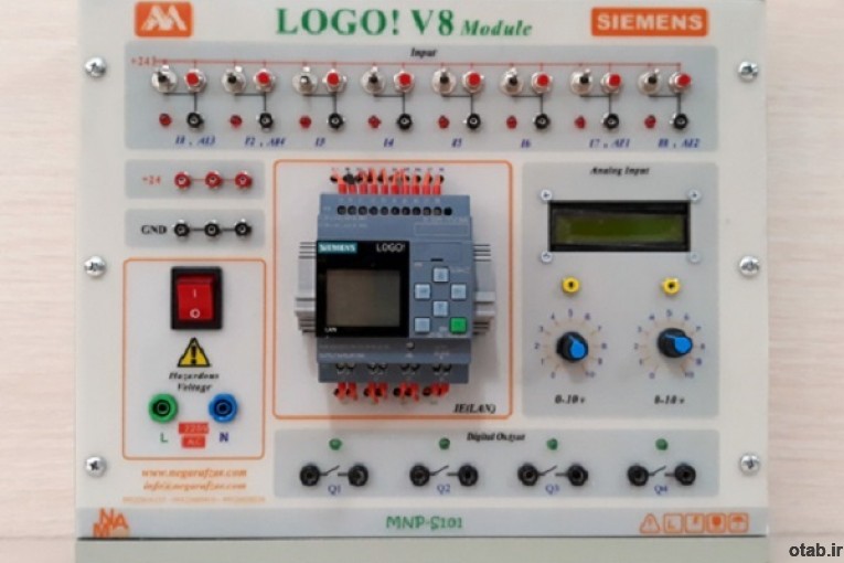 ماژول PLC LOGO!V8 دارای ورودی آنالوگ و نمایشگر LCD