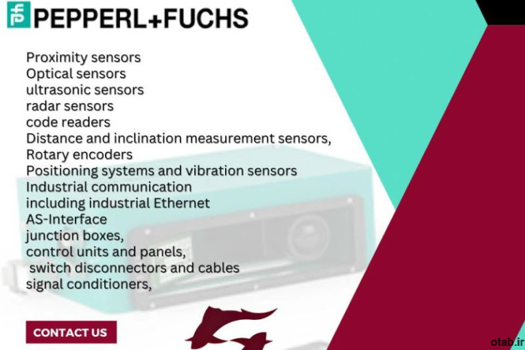 فروش انواع محصولات پپرل فوکس Pepperl + Fuchs آلمان  