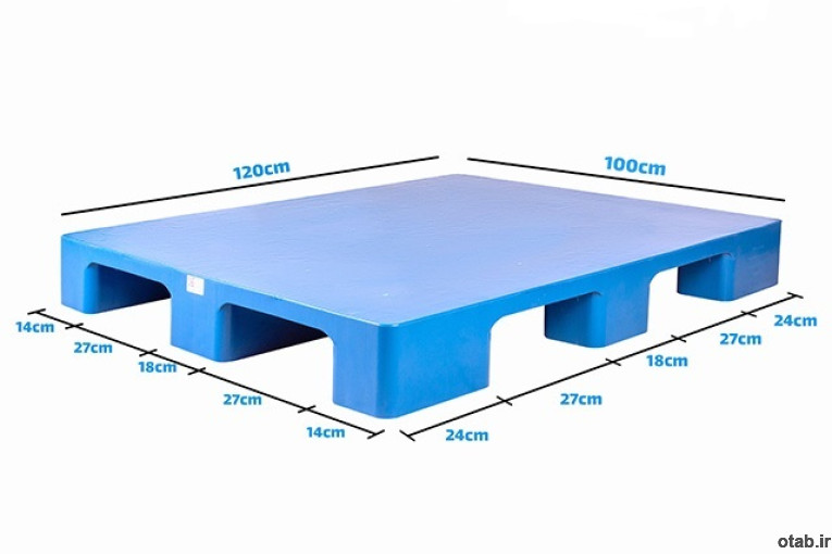 پالت پلاستیکی سطح صاف 