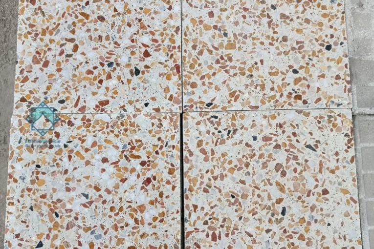 موزاییک الوان فرنگی نمره 3 – سنگ الوان و سفید زیبا