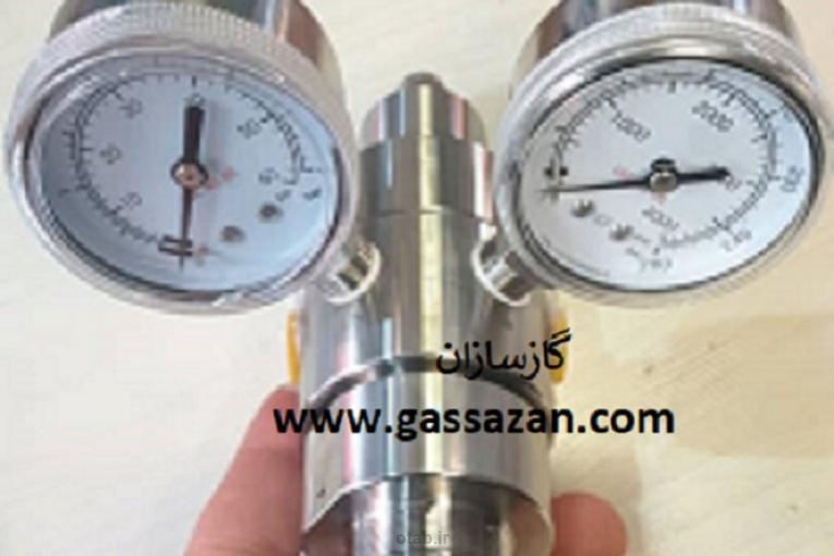 فروش رگلاتور دو مرحله ای همراه گیج، رگولاتور استیل