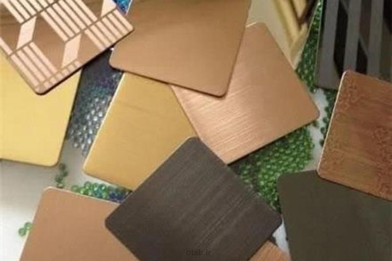 خدمات حرفه ای بر روی ورق استیل pvd حک خش میرور روکش