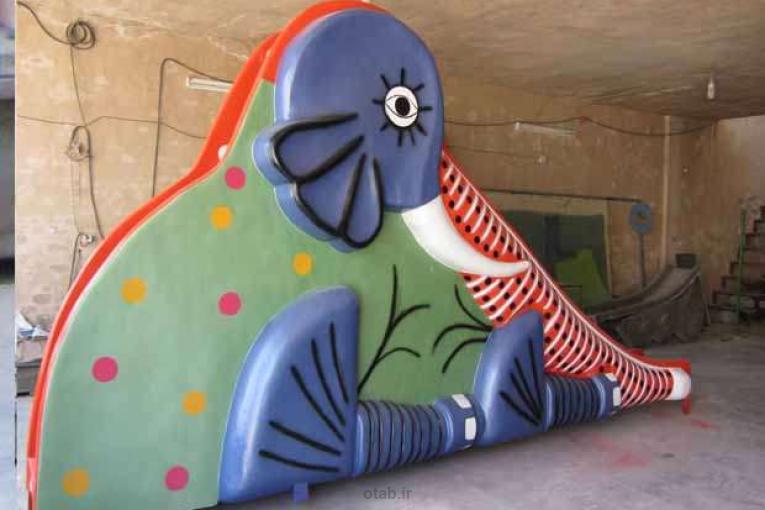 سرسره و وسایل بازی پارک فایبرگلاس زرین کار
