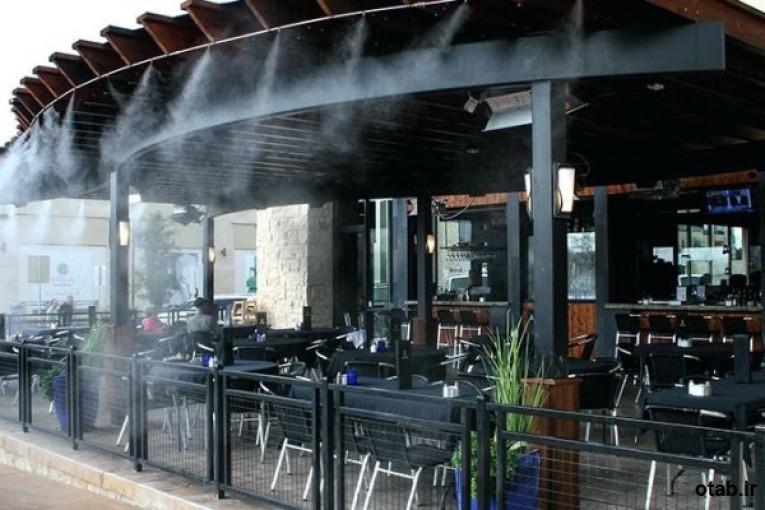 سیستم های مه پاش در رستوران ها سرماسان