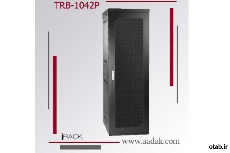 رک ایستاده 42 یونیت عمق 100 با درب توری trb-1042p