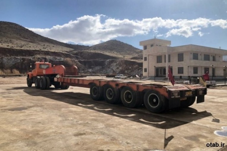 حمل و نقل و جابجایی بار ترافیکی و سنگین مجهز به کمرشکن های 2 محور 3 محور ، 4 محور و طارق 11 محور 
