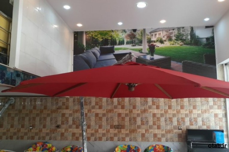 چتر ویلایی باغی ۴در۴گرد مناسب تمام فضاها