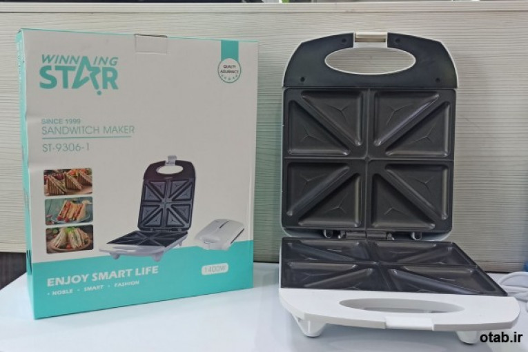 اسنک ساز 8 خانه STAR 1400 وات، کیفیت عالی مدل ST-9306-1  