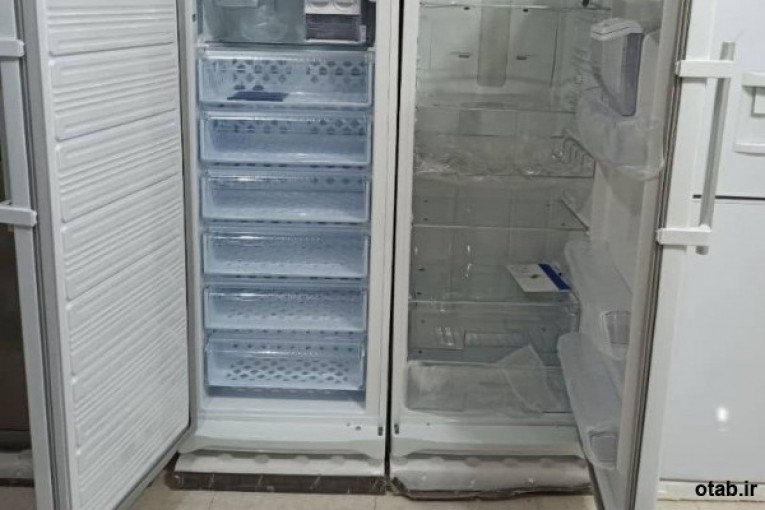 یخچال فریزر دوقلو آنتیک هوشمند دیجتال  بهترین نمونه برای خرید روز  40فوت سفید قیمت  15,500