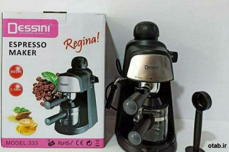 ⁦ اسپرسو ساز دسینی مدل 333   فشار بخار 3.5 بار  توان 800 وات  ⁦  