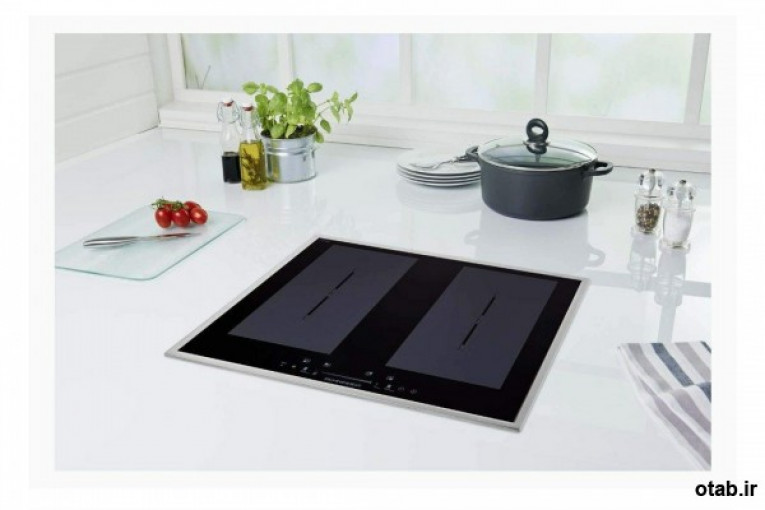 اجاق القایی تو کار  Schneider IF 60-2 FZBWSG Induktionskochfeld - Schwarz قابلیت 6شعله  دوطرفه کامل شعله کامل هوشمند و دیجتالی 