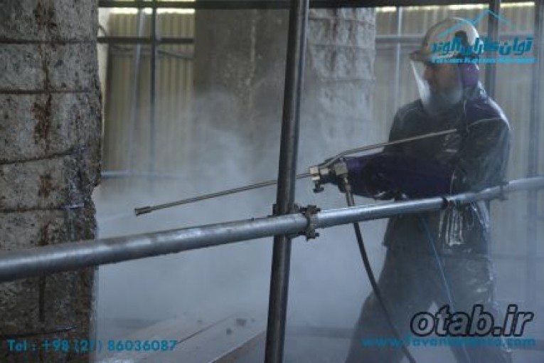 تخریب بتن با استفاده از دستگاه آب فشارقوی (واترجت)