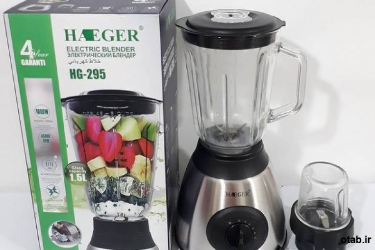 آسیاب مخلوط کن هایگر 1000وات با کیفیت عالی مدل  HG-295 