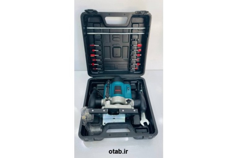 قیمت 1750000تومان  اوور فرز ماکیتا  200w 11500-34000r/min 8mm 50hz