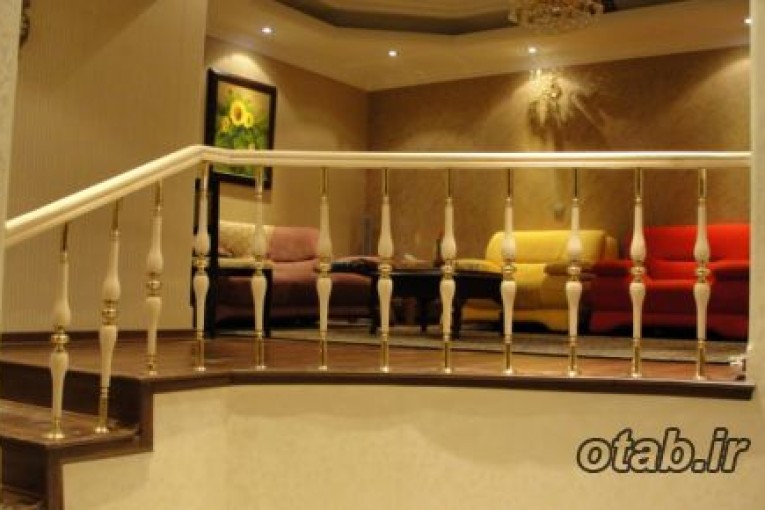 نرده چوبی لوکس و زیبا