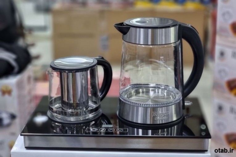 چایی ساز بغل هم روگن مدل Ru-1520  • ساخت شرکت روگن المان 