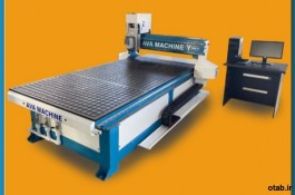دستگاه حکاکی و برش چوب (سی ان سی )آوا ماشین-09125667434