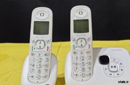 تلفن_بیسیم 2 گوشی  الکاتل مدل XL375 تعداد خطوط: 2 منشی تلفنی پیجر صوتی: دارد  